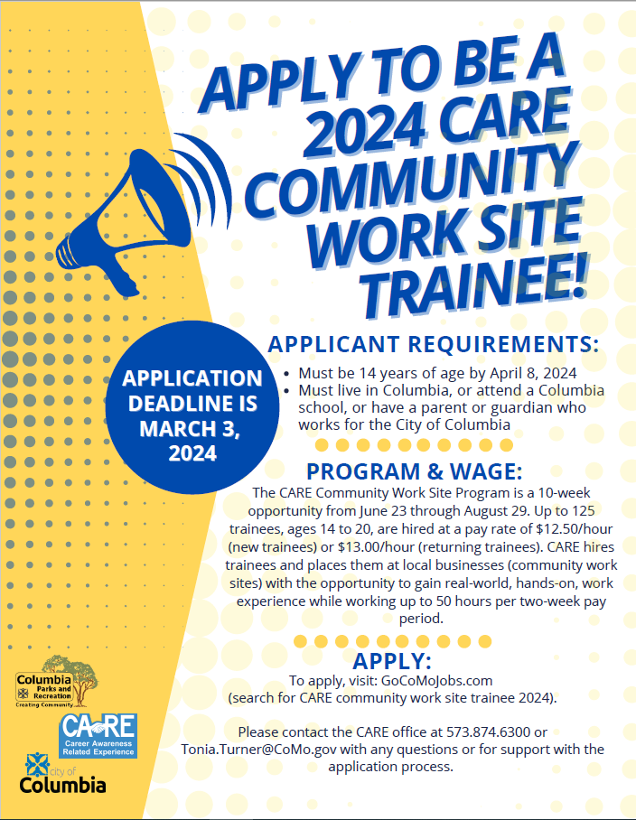 City of Columbia’s Career Awareness Related Experience City of Columbia’s Career Awareness Related Experience
